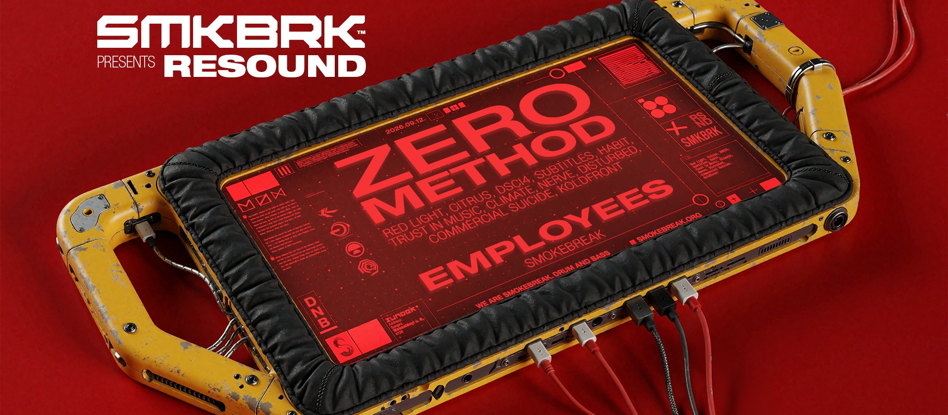 SMKBRK Presents Resound Event Flyer